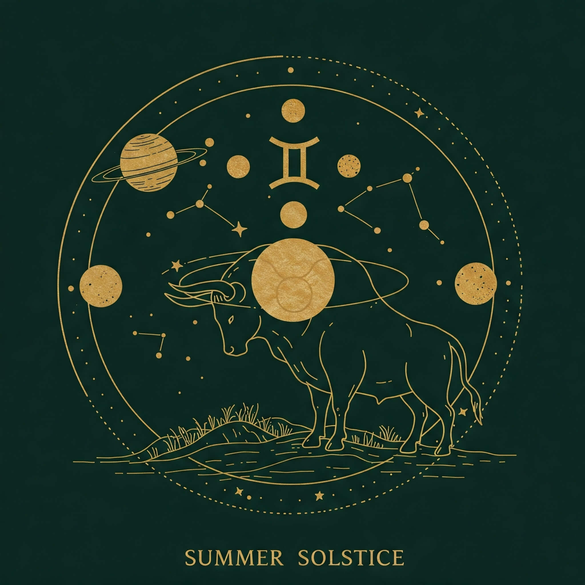 Solsticio de verano y alineaciones planetarias